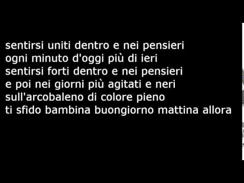 Buongiorno Mattina Piero Pelu Testo Della Canzone