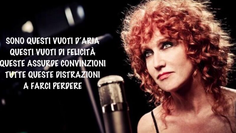 Felicit¿ - Fiorella Mannoia Testo della canzone