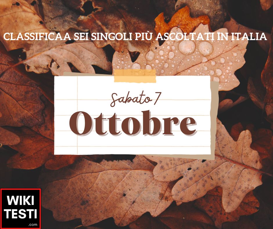 classifica singoli più ascoltati in Italia